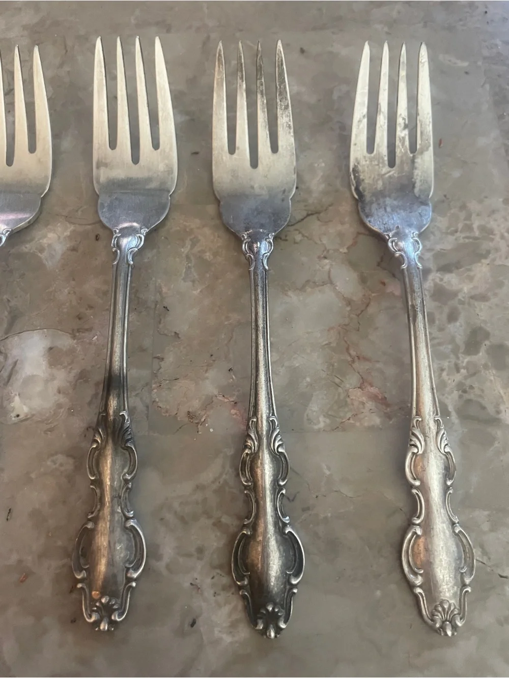 VINTAGE 24 Pcs of REED & BARTON Silverware Dinnerware Ladle Ect: